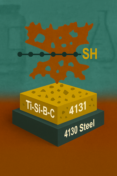 Nghiên cứu hành vi ăn mòn của lớp phủ nanocomposite Ti-Si-B-C với hàm lượng Si khác nhau trên thép 4130