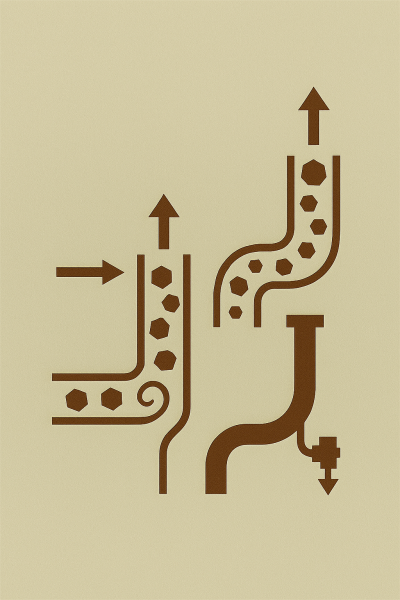 Nghiên cứu ảnh hưởng của cấu trúc ống dẫn đến hiệu quả vận chuyển khí nén pha đặc than nghiền