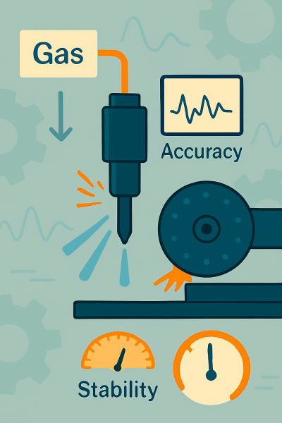 Phân tích ảnh hưởng của khí nén đến độ chính xác và độ ổn định trong gia công vi cơ khí