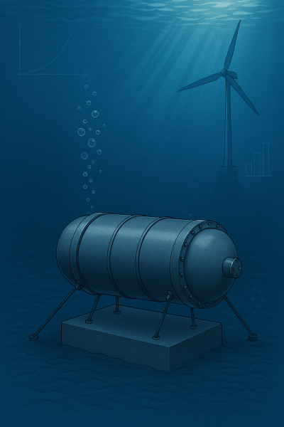 Phần mềm thiết kế và phân tích vận hành bó bình áp lực trong hệ thống lưu trữ năng lượng thủy-khí ngoài khơi