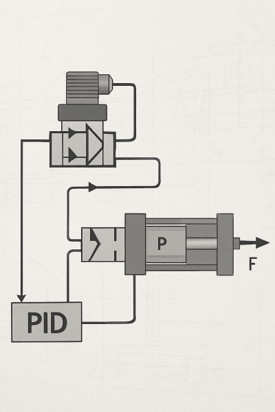 Mô hình hóa và điều khiển hệ thống truyền động khí nén sử dụng van tỉ lệ điện từ