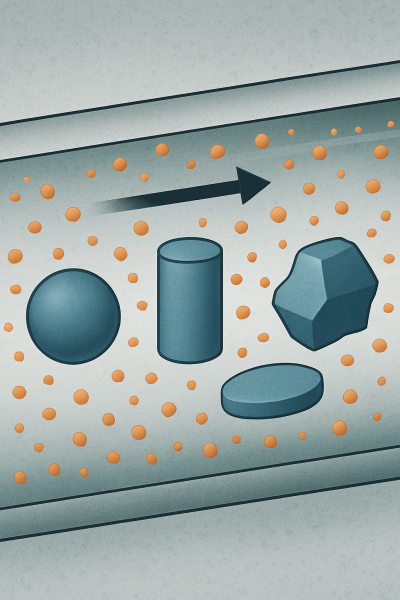 Mô hình hóa và phân tích ảnh hưởng của hình dạng hạt đến quá trình vận chuyển khí nén pha loãng