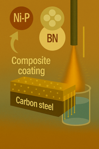 Nghiên cứu lớp phủ composite Ni-P/BN trên thép carbon bằng phương pháp mạ điện hóa không dòng