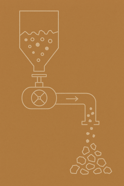 Cấp liệu sinh khối trong hệ thống vận chuyển khí nén pha loãng