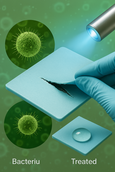 Lớp phủ nanocomposite tự phục hồi với khả năng kháng khuẩn, tương thích sinh học và tự làm sạch