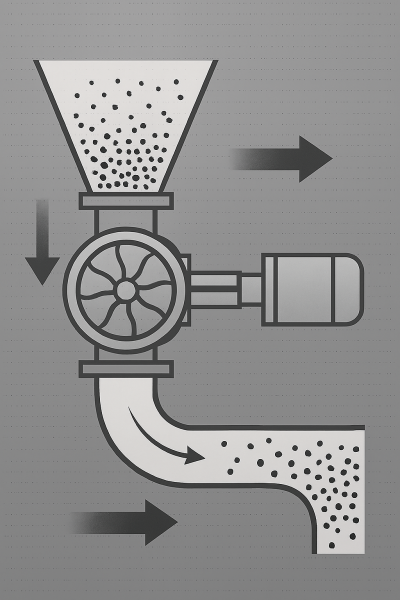 Nghiên cứu thực nghiệm về hiệu suất tốc độ cấp liệu trong hệ thống vận chuyển khí nén