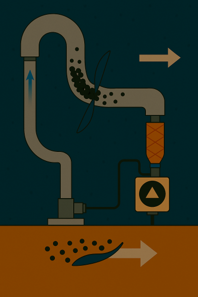 Phân tích ảnh hưởng của cánh mềm dao động đến dòng khí và vận chuyển hạt trong hệ thống ống cong đứng
