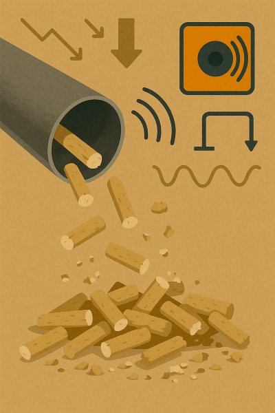 Phân tích thực nghiệm sự suy giảm chất lượng viên nén gỗ trong quá trình vận chuyển bằng khí nén