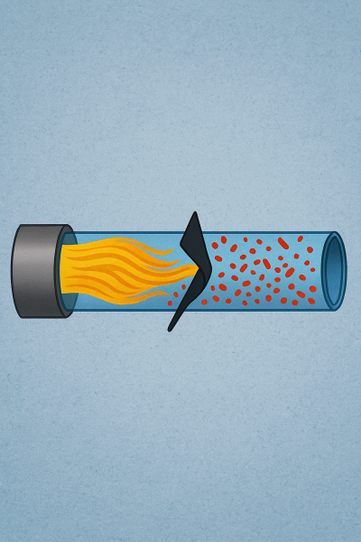 Phân tích đa cấp động học hạt trong hệ thống vận chuyển khí nén tự kích thích ngang tại điểm rơi áp suất tối thiểu