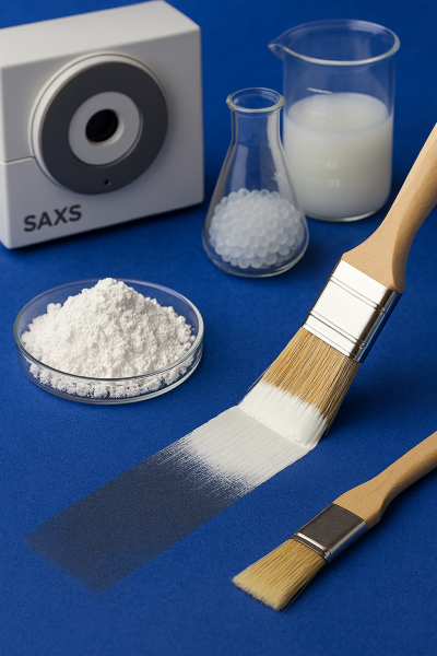 Nghiên cứu phân tán hạt TiO₂ trong sơn bằng phương pháp tán xạ tia X góc siêu nhỏ