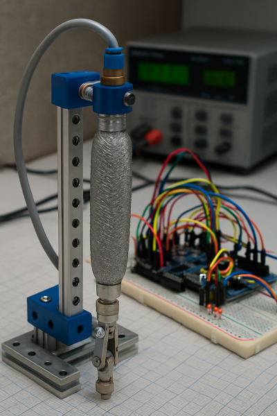 Phương pháp điều khiển thần kinh thích nghi cho hệ thống cơ nhân tạo khí nén với thí nghiệm phần cứng