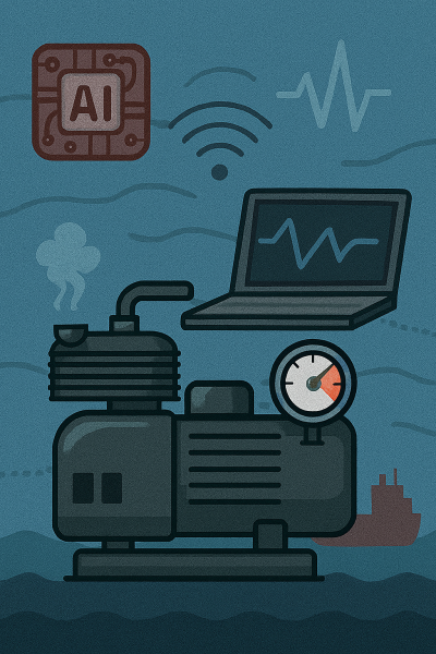 Giám sát năng lượng tiêu thụ của máy nén khí trên tàu biển theo thời gian thực để tối ưu hóa hiệu quả năng lượng