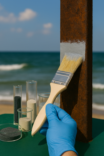 Nghiên cứu chế tạo lớp phủ epoxy biến tính bảo vệ thép trong môi trường biển