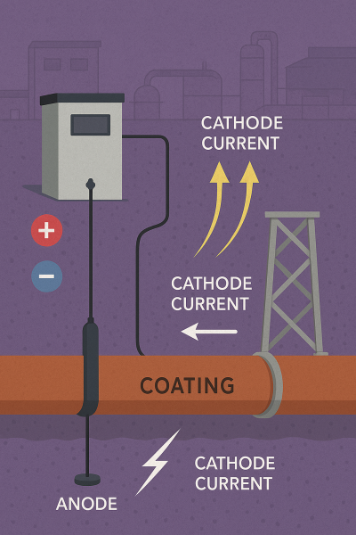 Nguyên nhân suy giảm hệ thống bảo vệ cathode sử dụng dòng điện ngoài chống ăn mòn cho đường ống dẫn nước làm mát