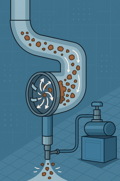 Hiệu suất và độ ổn định của hệ thống vận chuyển khí nén xoáy cho hạt than cục