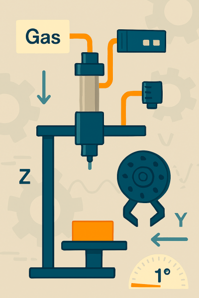 Thiết kế hệ thống khí nén điều khiển đa trục cho thiết bị thao tác công nghiệp