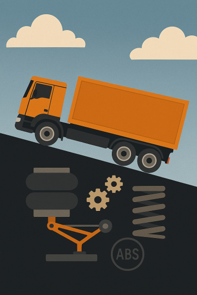 Nghiên cứu tổng quan mô hình hệ thống treo khí nén và áp dụng mô hình cho xe sơ-mi rơ-moóc