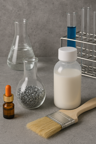 Nâng cao chất lượng lớp phủ thủy tinh lỏng chứa kẽm