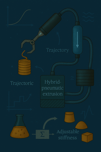Bám quỹ đạo và điều khiển độ cứng có thể điều chỉnh cho robot sử dụng cơ cấu truyền động khí nén