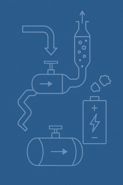 Phân tách khí nén xung với cấu trúc đường kính biến đổi và ứng dụng trong tái chế pin lithium-ion đã qua sử dụng