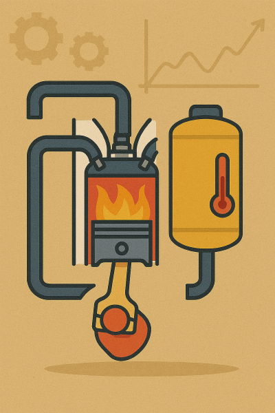 Nghiên cứu thực nghiệm động cơ khí nén có cấp nhiệt nhằm cải thiện hiệu suất tổng thể