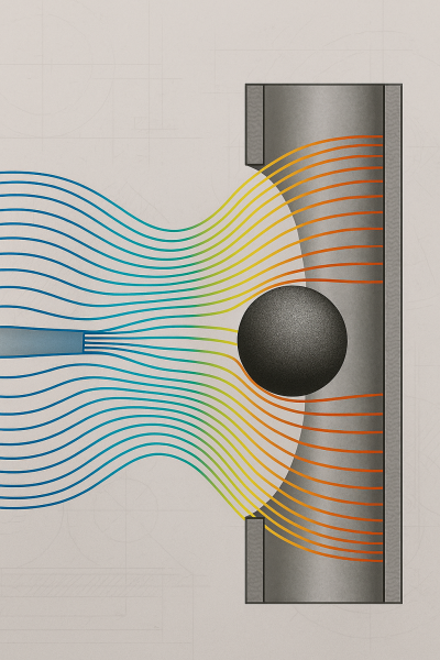 Nghiên cứu đặc điểm trường dòng và phân tích lực trong vận chuyển khí nén các phần tử nhiên liệu của lò phản ứng lớp sỏi