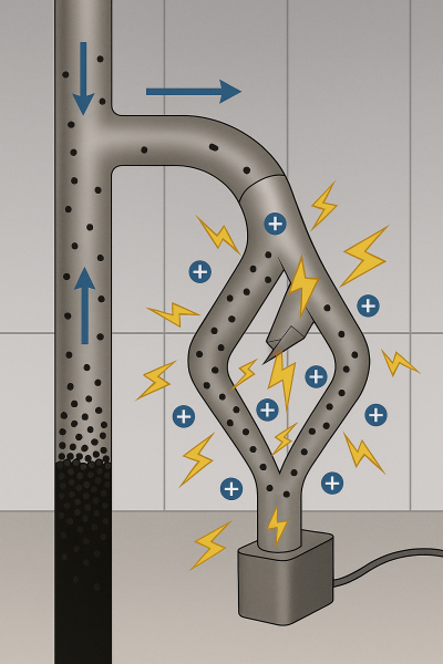 Nghiên cứu sự tích điện tĩnh điện của hạt đơn trong quá trình vận chuyển khí nén