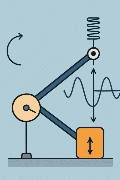 Phân tích ảnh hưởng của độ cứng và độ lệch tâm đến đặc tính động học của cơ cấu tay quay thanh truyền