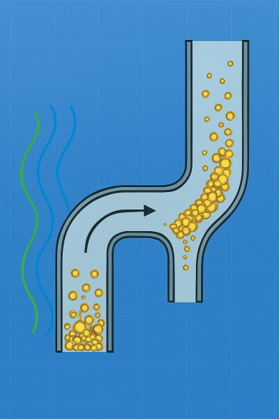 Mô phỏng CFD quá trình vận chuyển khí động pha loãng của bột mịn